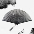 Chinese Style Silk Folding Fan Party Ornaments Dance Hand Fans (Style 29)