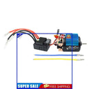 HOBBYFANS 540 27T Brushed Motor 60A ESC Combo for 1/10 1/12 RC Crawler Car