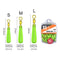#A 30pcs Copper Head Rubber Bobber Drift Fishing Floats Tackles Accessory