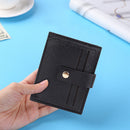 #A Women Wallet Fashion Simple PU Leather Case Multi-Slots Small Purse Card Ba