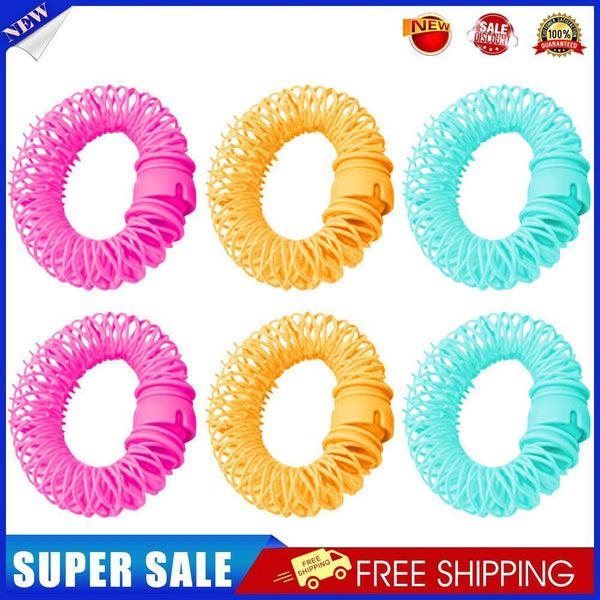 Hair Curler without Heat Donut Curling Hair Styling Tool for Curly Hair (L)