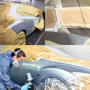 #A 12m Spray Paint Masking Kraft Paper Film Barrier Car Renovation Protective Ta