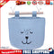 One Layer Pocket Canvas Storage Bag Back Door Wall Hanging Bag(Blue)