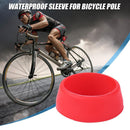 Mountain Bike Seat Post Silicone Ring Dust Cover Cycling Seatpost (S Red)