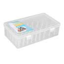 42 Spools Reels Sorting Storage Box Fishing Line Gear Container Case (Blue)