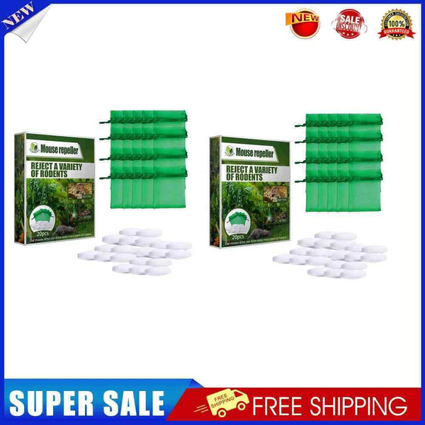 2 Boxes Rodent Repellent Non-Toxic Mouse Repellent Medicine Pack Safe for H