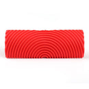2pcs Rubber Red Cylinder Wood Grain Graining Wall Paint DIY Painting Tools