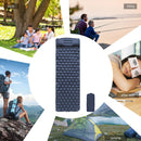 Camping Sleep Pad Inflatable Air Mattress Outdoor Beach Cushion (Navy Blue)