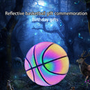 Holographic Reflective Basketball PU Wear-Resistant Ball (Neon Lattice) Newly
