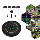 Solar Powered Pool Pond Bird Bath Water Fountain Pump Kit (3.5W Black)
