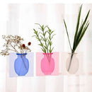 Magic Flower Pot Plant Vases Flowers Container Silicone Sticky Vase Wall Stick