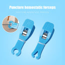 Blue Sterilized Piercing Clamps Body Piercing Forceps Clamp Piercing Tools Ki