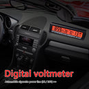 Car Temperature Clock Battery Voltage Monitor with Cigarette Socket Auto Parts