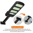 Sensor Lamp Smart Remote Control Security Wall Light 213 LED Solar Street Light