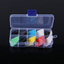 Acoustic Guitar Picks with Box 0.46-1.2mm Thickness Plectrum Random (30pcs)