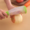 Multifunctional Fruit Peeler with Rubbish Bin Vegetable Skin Cutter (White)