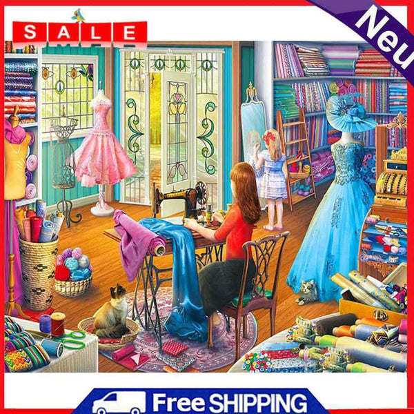 Diamond Painting Full Round Drill Tailores Rhinestone Cross Stitch Wall Decor