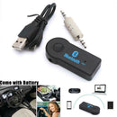 USB 3.5mm Bluetooth-compatible Wireless For Aux Stereo Audio Music T2U5