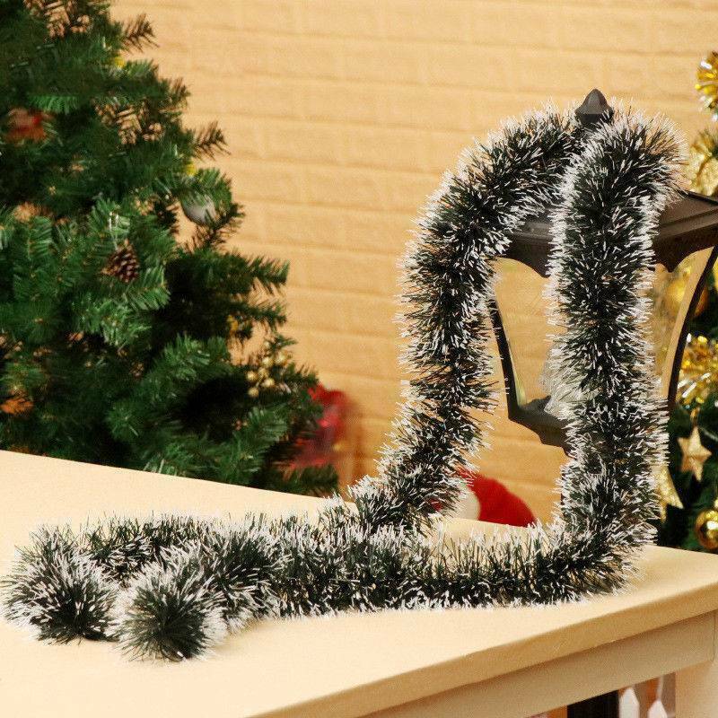 2M Christmas Garland Home Party Wall Door Decor Xmas Tinsel F7Y4 E2A0 S5Q0