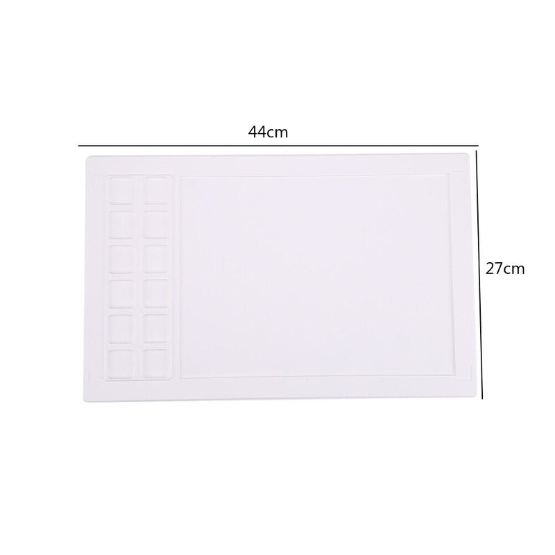 12 Grids Paint Palette Art Supplies Palettes for Ink Transfer Watercolor