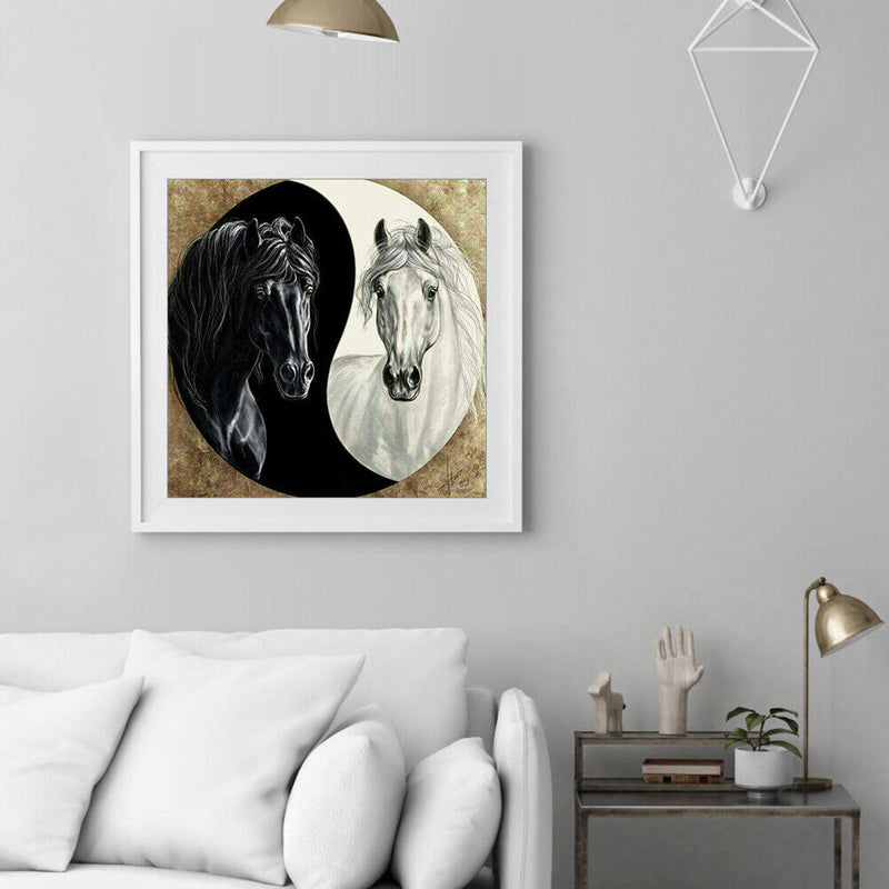 Full Drill 5D DIY Diamond Painting Horse Embroidery Cross Stitch Home Art Decor