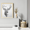 Deer Oil Paint By Numbers Kit DIY Acrylic Painting on Canvas Frameless Drawing