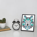 14CT Partial Cross Stitch Wolf Counted DIY Embroidery Needlework Animal Wall Art