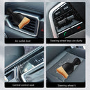 Portable Car Air Conditioner Brush - Super Soft Fibrous Hair Leaves No Scratc