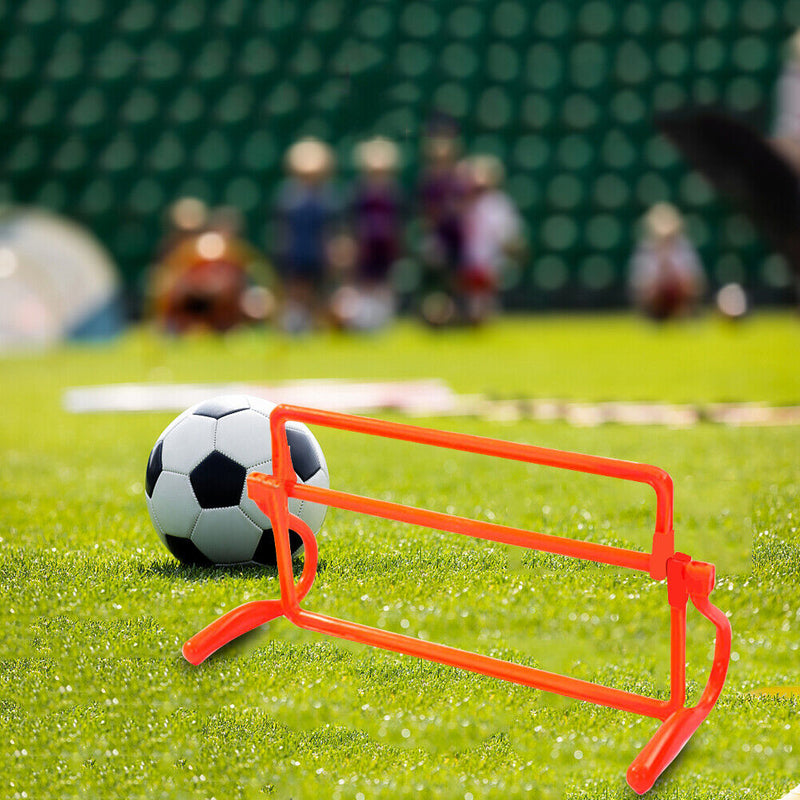 Foldable Removeable Football Barrier Frame Soccer Training Barrier (Orange)
