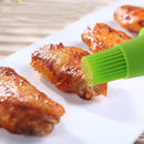 Meat Heat Resisting Barbecue BBQ Tool Oil-resistant Silicone Oil Bottle Brushes