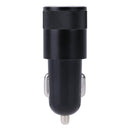 Metal Dual USB 2.1A Car Cigarette Lighter Adapter Charger(Black)