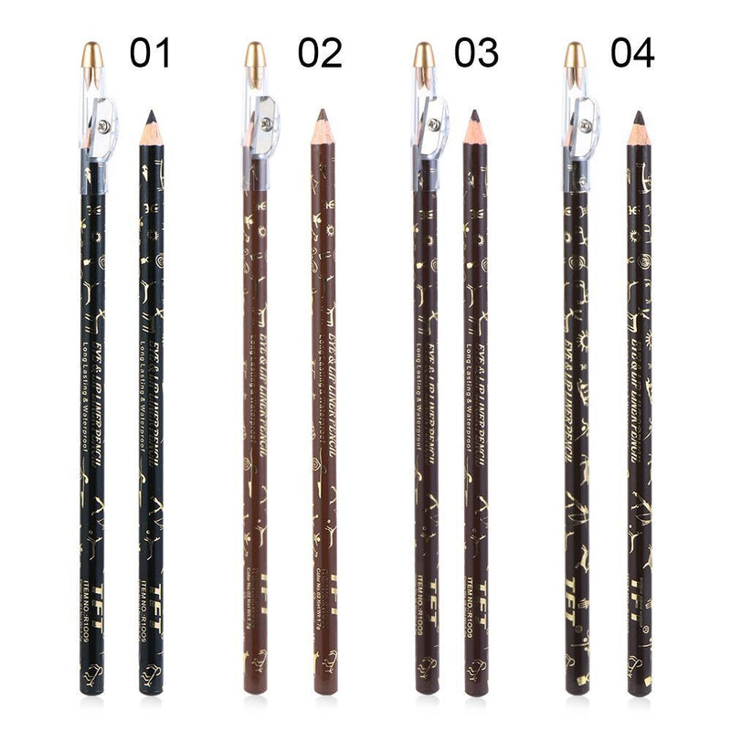 Eye Makeup Eyebrow Enhancers Eyebrow Pencil With Sharpener Brow Liner Pen
