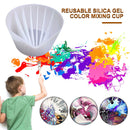 Split Color Mixing Cups for Paints - Acrylic Paint Pour Cup Color Dividers Paint