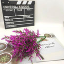 Artificial Plant Lavender Flower Home Desk Outdoor Garden Decor (Red Lotus)