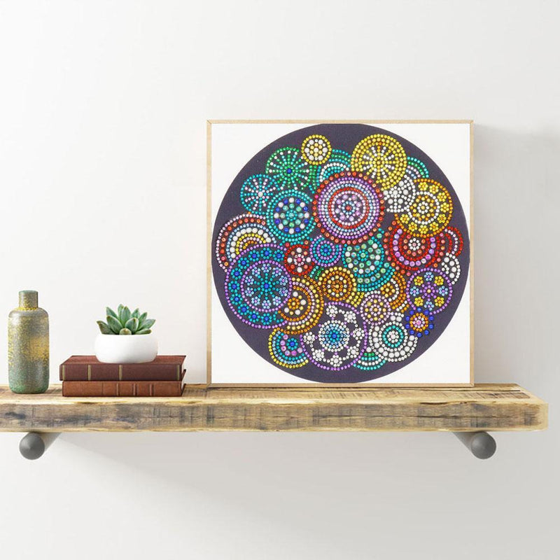 5D DIY Special Shaped Diamond Painting Mandala Cross Stitch Kits (R8343)