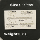 Cupcake Pastry Making Cake Decorating Tool Letters Silicone Mold Biscuit Mould