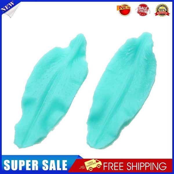 Silicone Mold Flower Leaf DIY Fondant Cake Mould Decorate Tools (Lily Leaf)