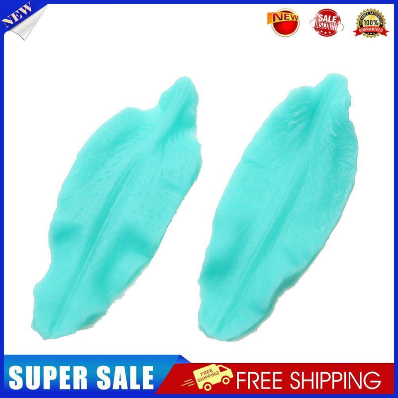 Silicone Mold Flower Leaf DIY Fondant Cake Mould Decorate Tools (Lily Leaf)