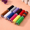 12pcs Spools Mixed Colors Polyester All Purpose Sewing Threads Cones Set Newly