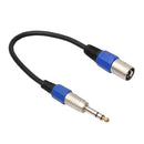 3P XLR Male Jack to 1/4 6.35mm Female Plug Stereo Microphone Adapter Cable Newly