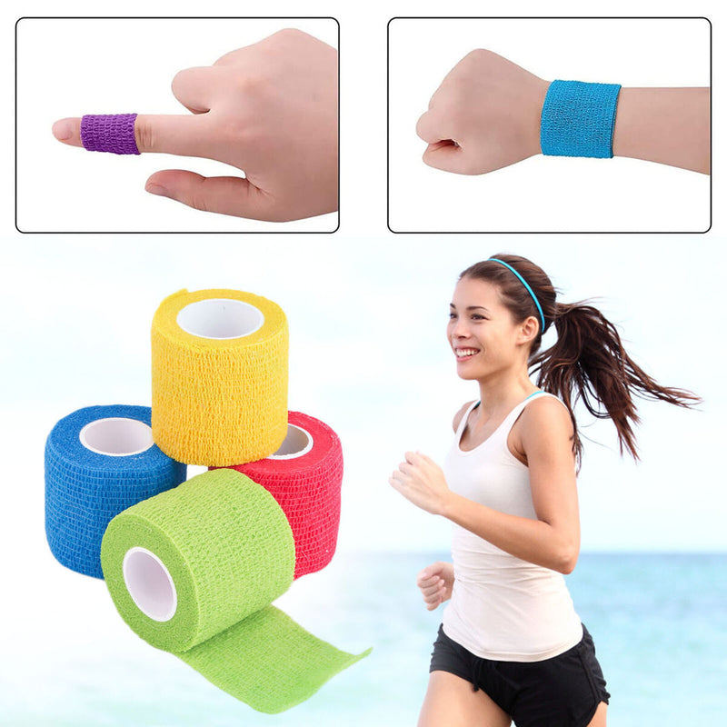 Self Adherent Wrap Bandages-Sport Breathable Wound Tape First Aid Non Woven