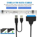 USB to SATA Adapter Cable Data Converter 3.0 to 2.5''/3.5'' For HDD SSD USB: