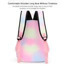 #A Tie Dye Ink Backpack Student Schoolbag Laptop Bookbag Three Piece Insulated