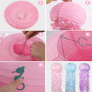 Party Decor Jellyfish Paper Lantern Mermaid Theme Hanging Paper Lantern