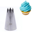 4Pc Large Flower  Icing Piping Nozzle Russian Pastry Tips Baking Mold Cake Decor