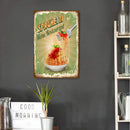 Metal Tin Sign Plaque Wall Still Life Posters Iron Painting for Bar (E) Newly