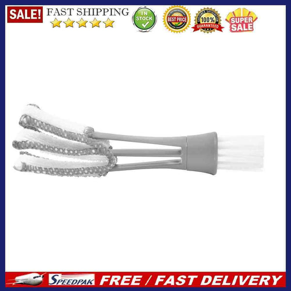 Double Ended Car Vent Slit Brush Window Blinds Computer Keyboard Cleaning B