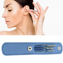 6pcs Ear Wax Picker Kit Health Care Curette Earpick Household Tool (Blue)