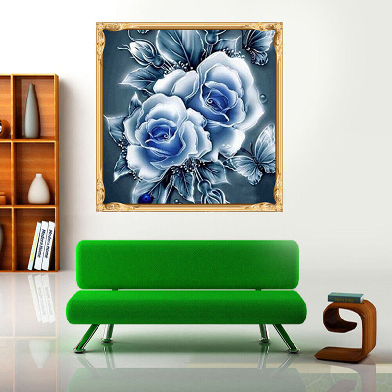 Rose 5D Diamond Painting DIY Mosaic Cross Stitch Kit for Home Embroidery