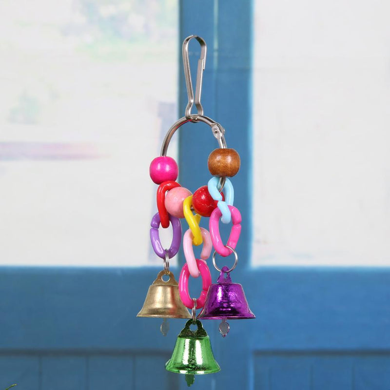 Parrot Bell Toys Hanging Toys Colorful Pet Bird Toys Parrots Bells